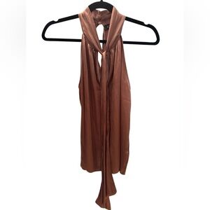 Reset Mauve Sleeveless Halter Top